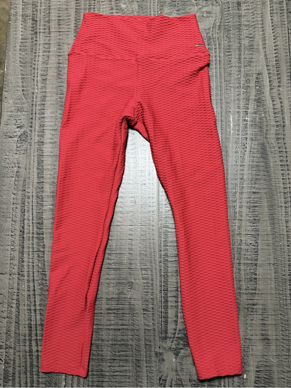 CRZ YOGA Kids Textured Coral Leggings